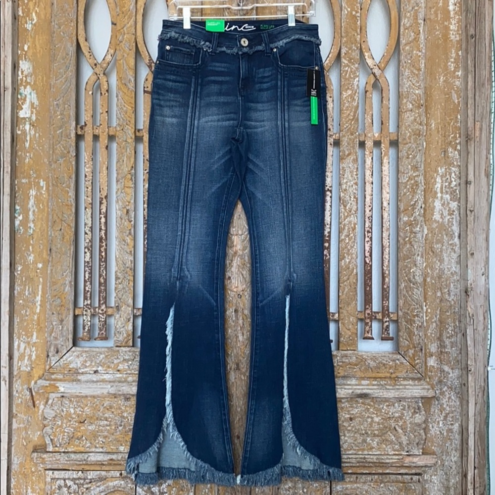 INTERNATIONAL CONCEPTS FLARE LEG JEANS HOBO 6 NEW